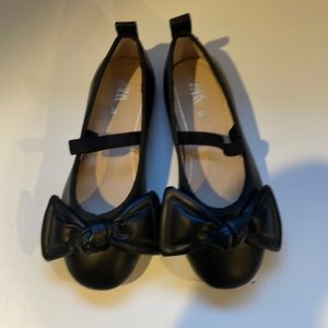 Black kids Zara dress shoes